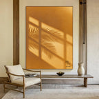 Shadow | Palm Leave (Orange Background)