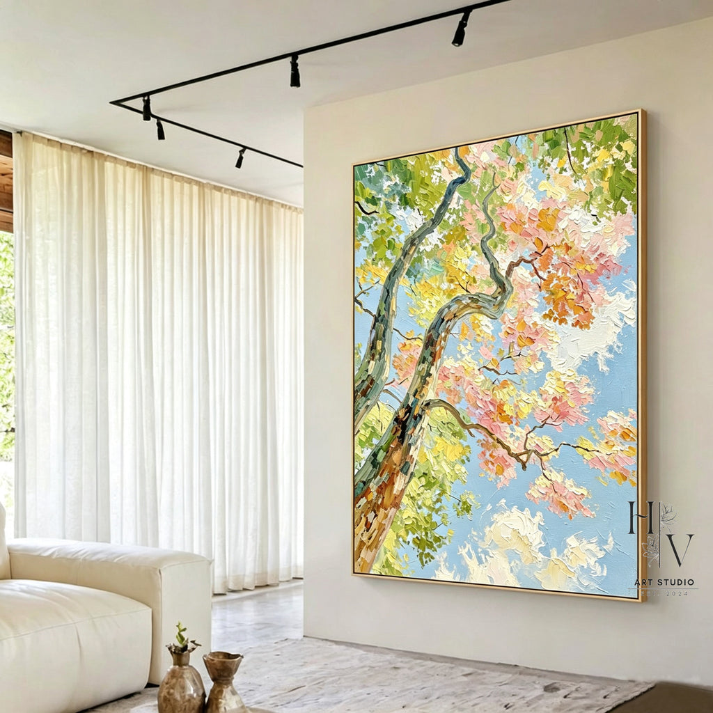 Nature | Sun-drenched Canopy of Blossoming Tree