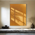 Shadow | Palm Leave (Orange Background)