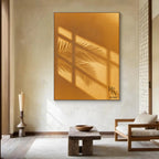 Shadow | Palm Leave (Orange Background)