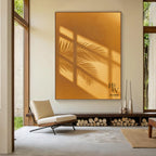 Shadow | Palm Leave (Orange Background)