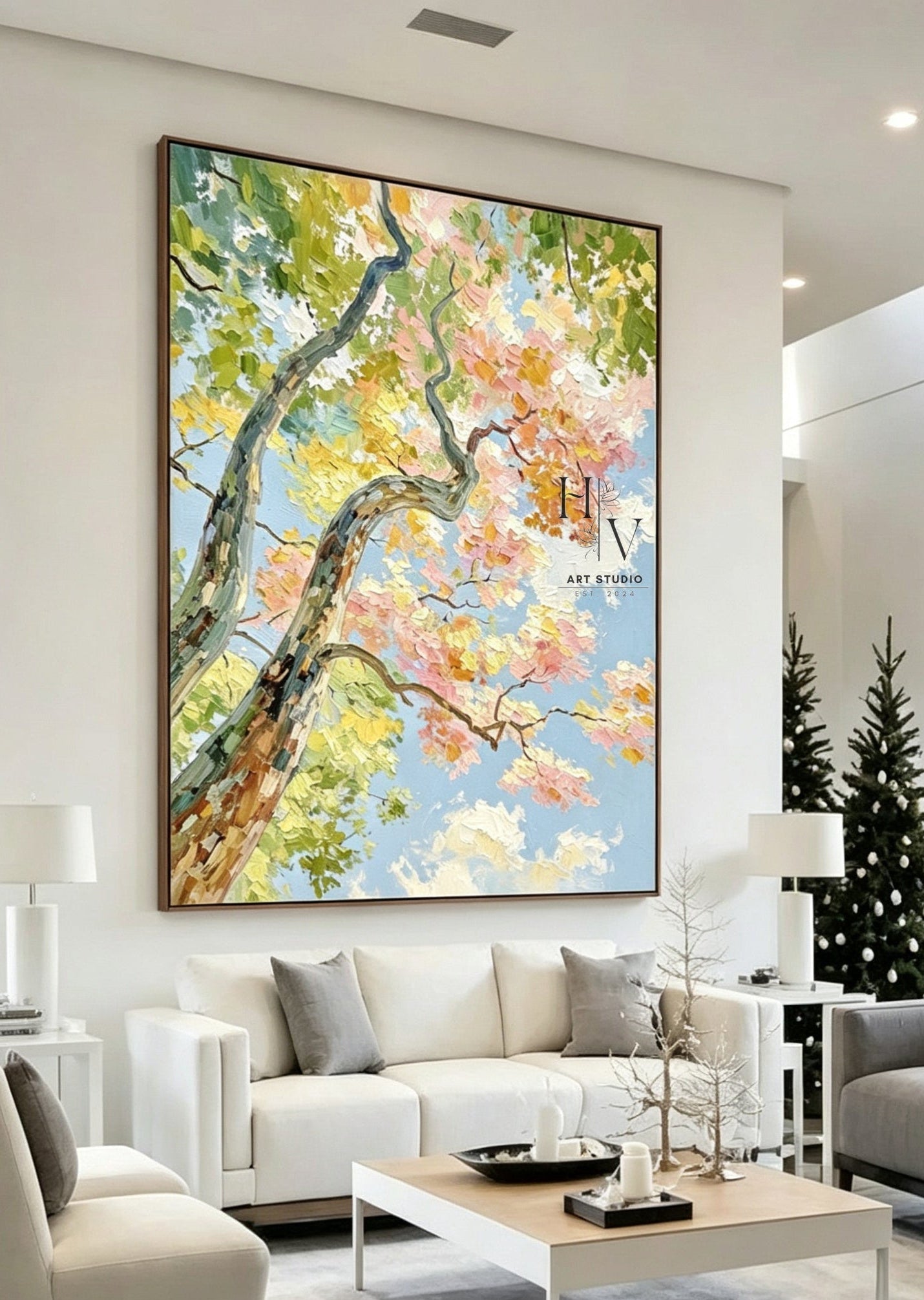 Nature | Sun-drenched Canopy of Blossoming Tree