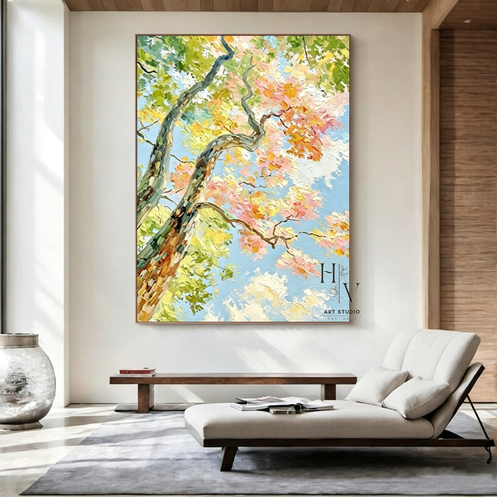 Nature | Sun-drenched Canopy of Blossoming Tree