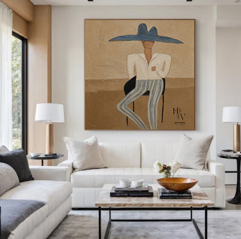 Figure | The Blue Hat