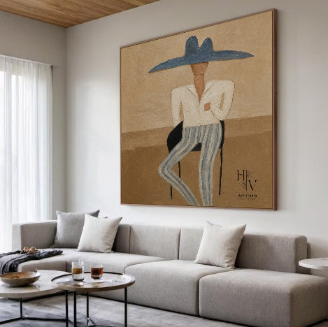 Figure | The Blue Hat