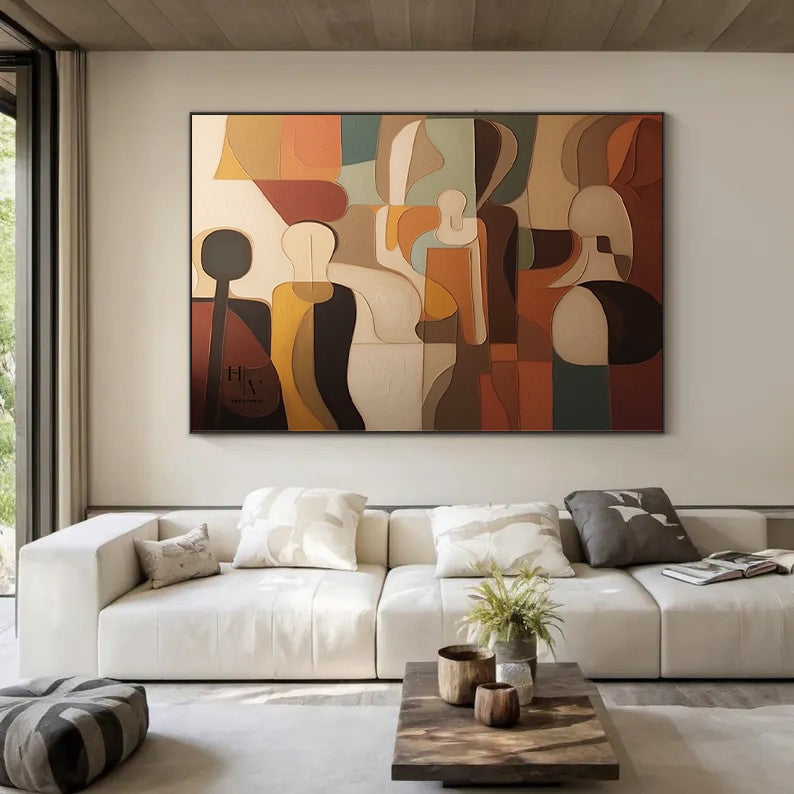 Abstract | Brown Orange Tone