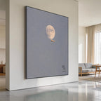 Minimalist | Airplane Soaring Over the Moon