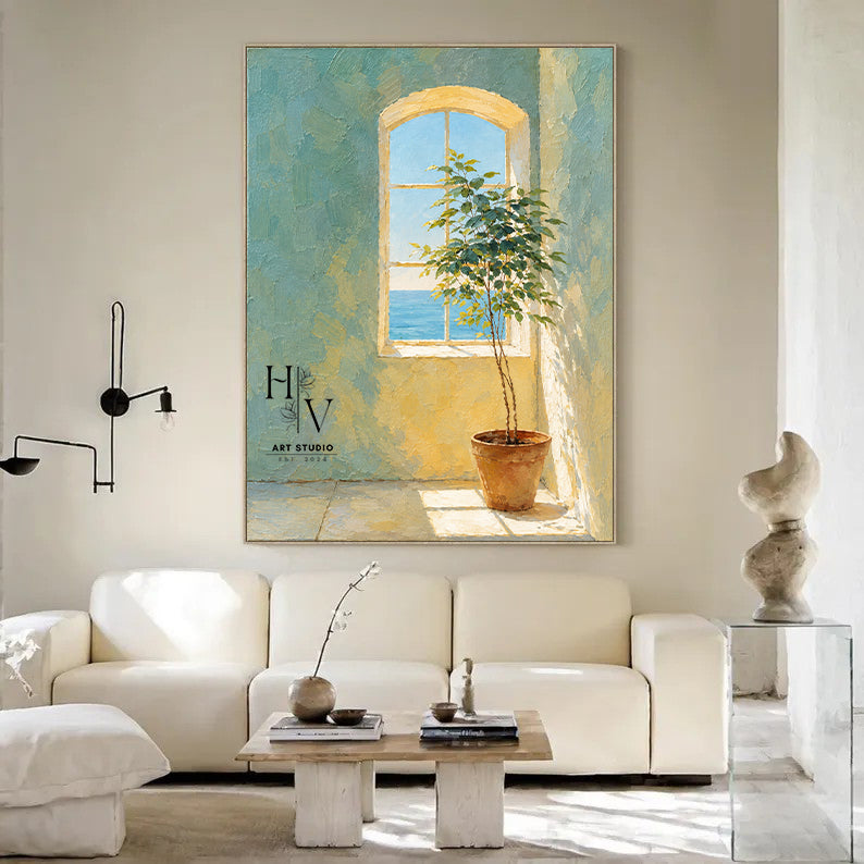 Nature | Sunlit Window by the Sea