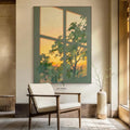 Shadow | Afterglow of Setting Sun through Window