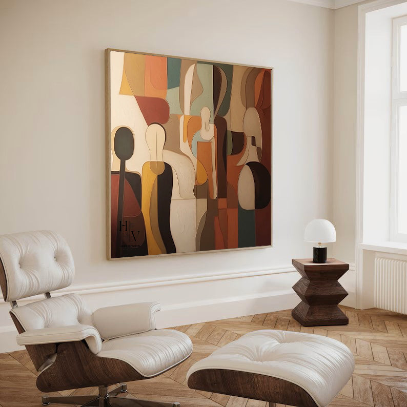 Abstract | Brown Orange Tone