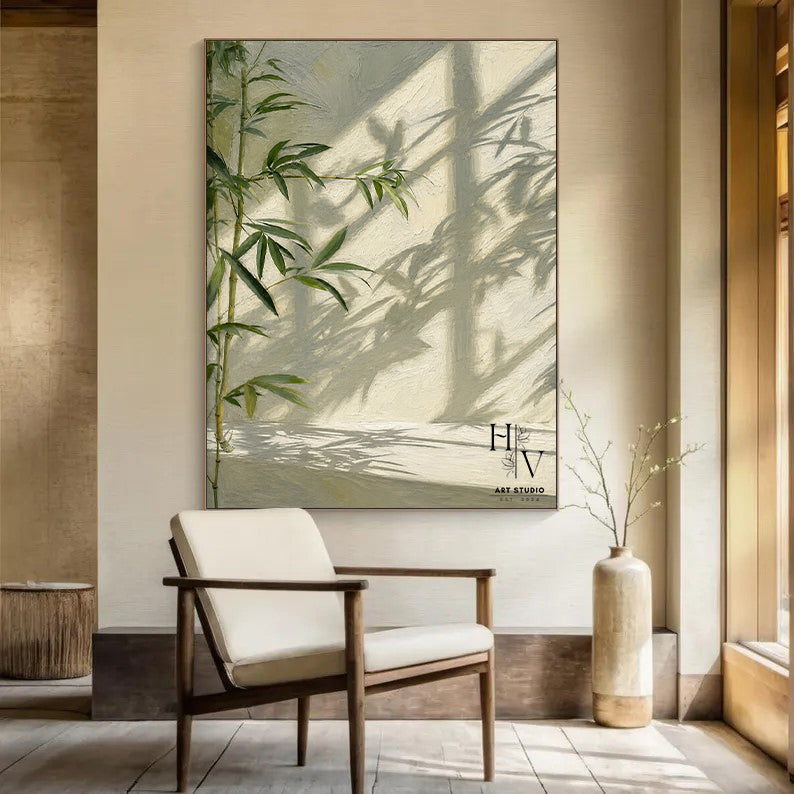 Shadow | Bamboo Tree and Warm Sunlight