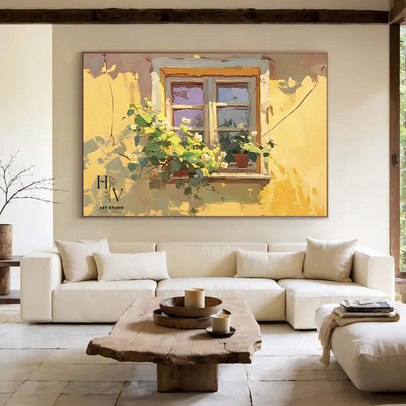 Shadow | Sun-drenched Window with Flower