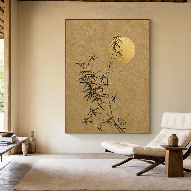 Zen Minimalist | Moonlit Bamboo