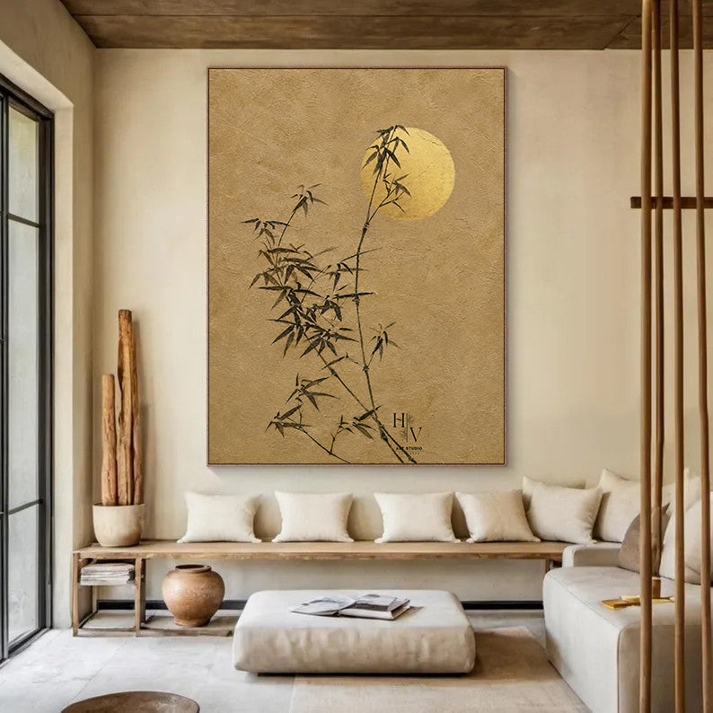 Zen Minimalist | Moonlit Bamboo