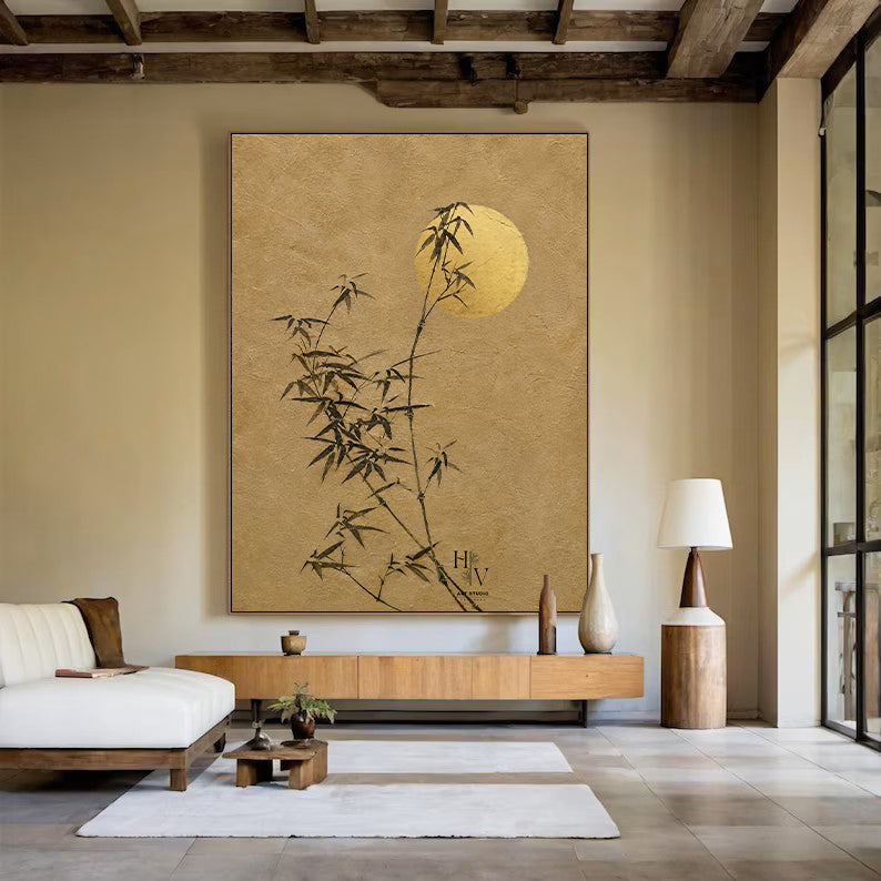 Zen Minimalist | Moonlit Bamboo