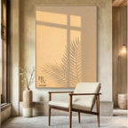 Shadow | Leaves (Creamy Beige Background)