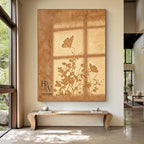 Shadow | Neural Warm Brown Flowers