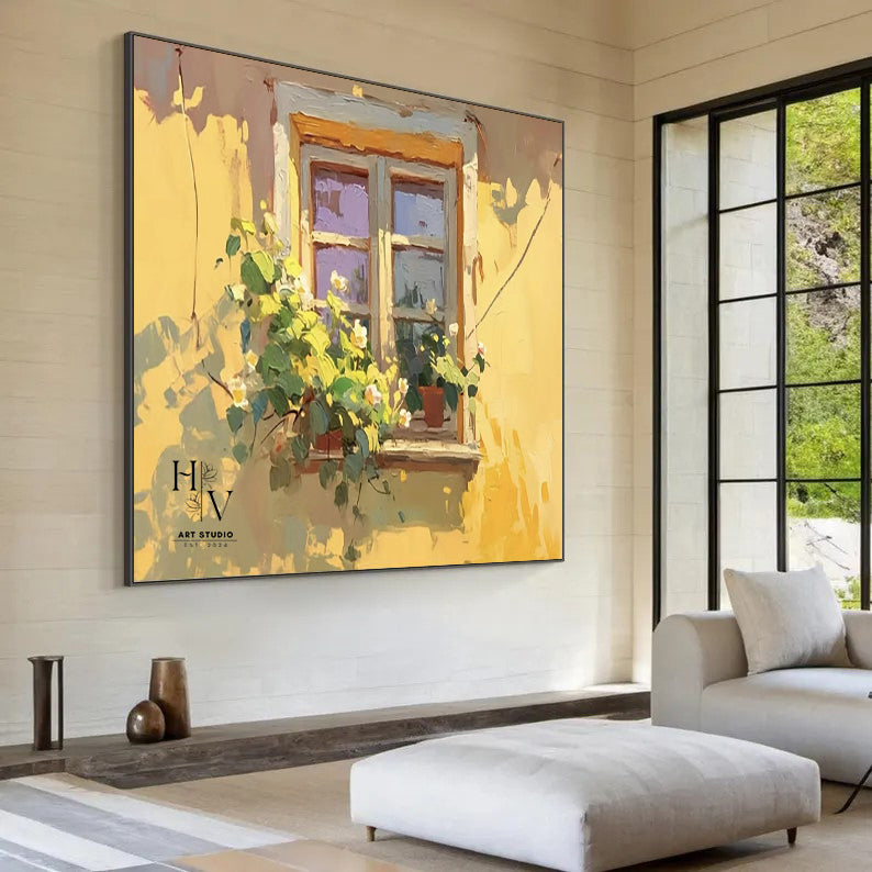Shadow | Sun-drenched Window with Flower