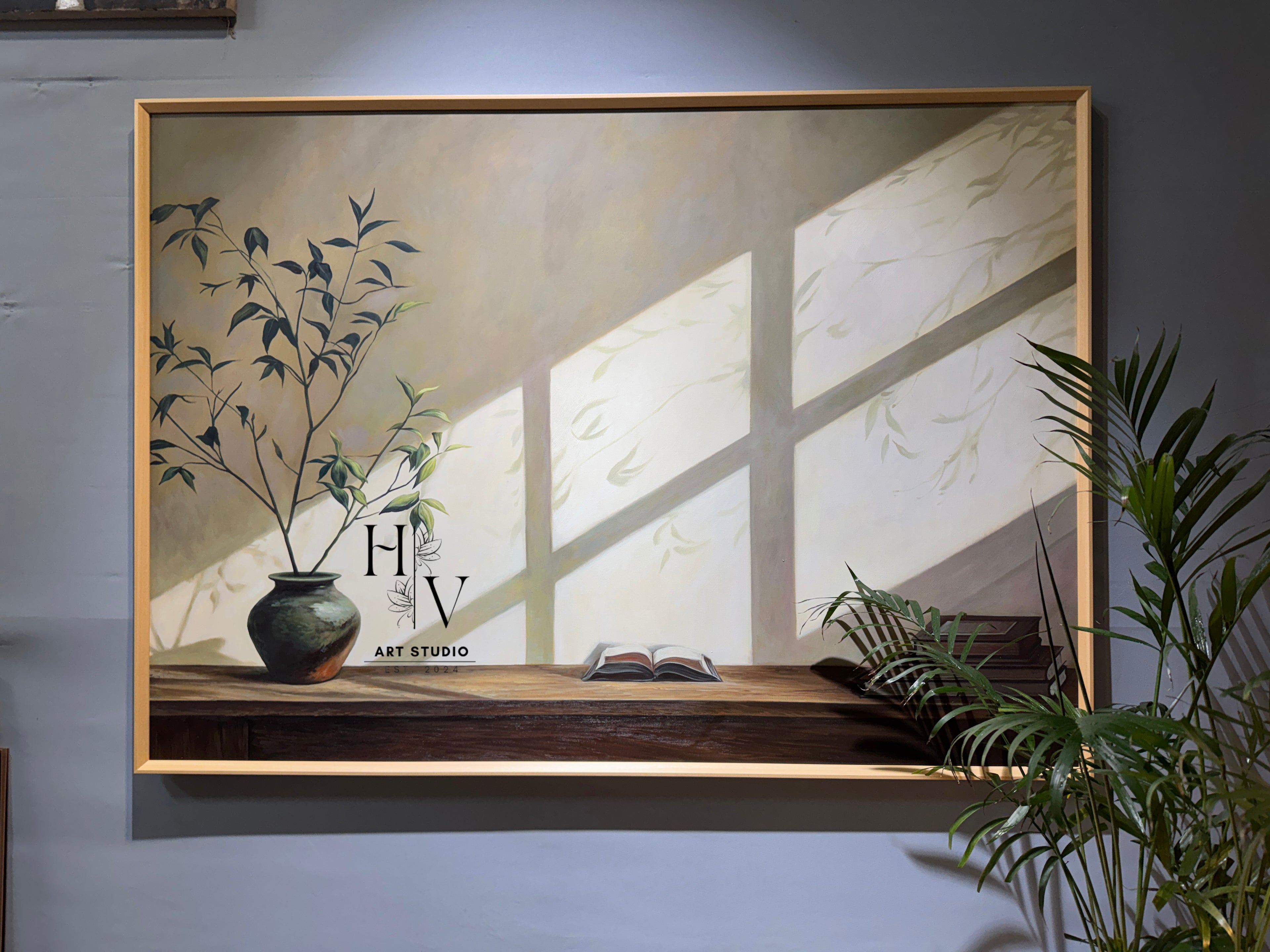 Shadow | Potted Plants and Books