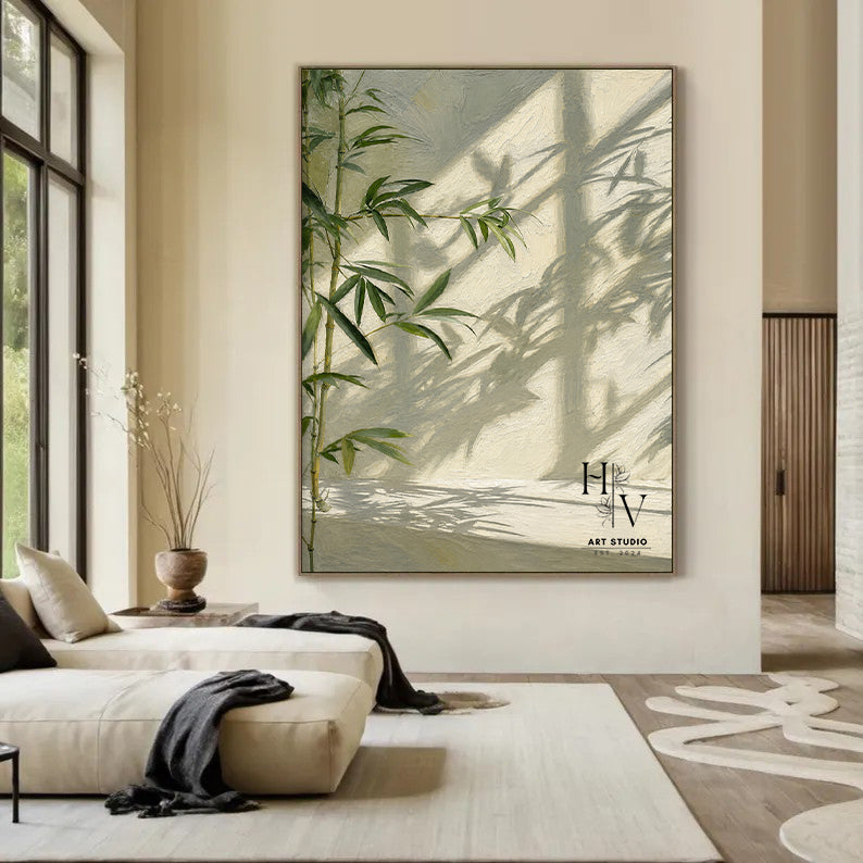 Shadow | Bamboo Tree and Warm Sunlight