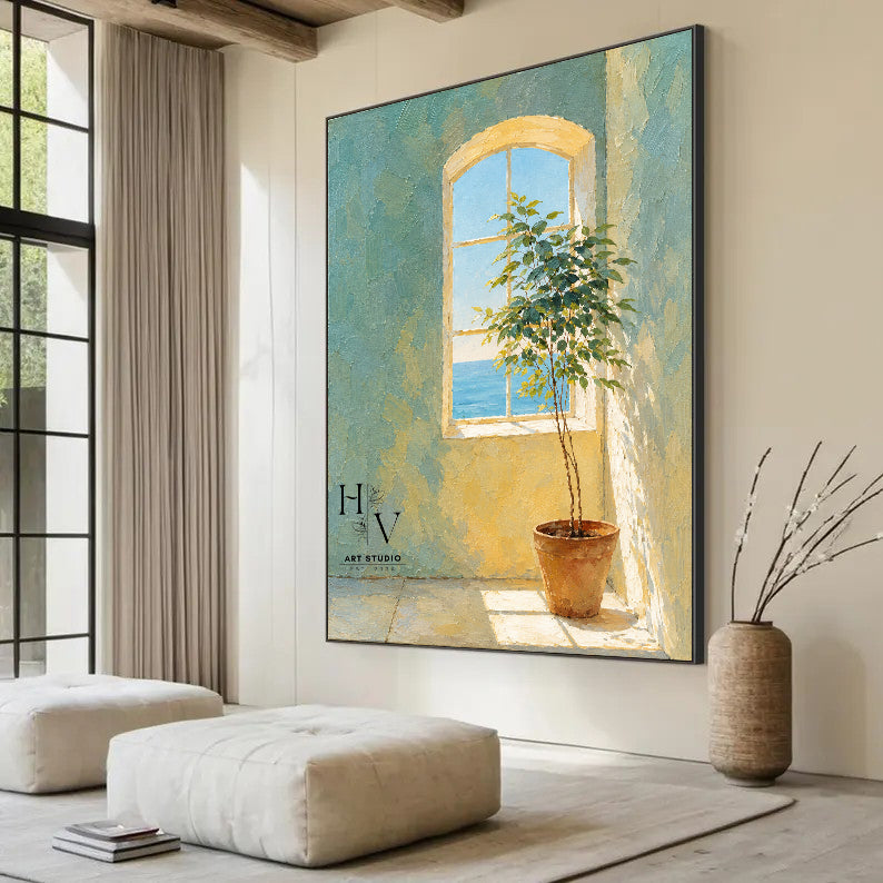Nature | Sunlit Window by the Sea