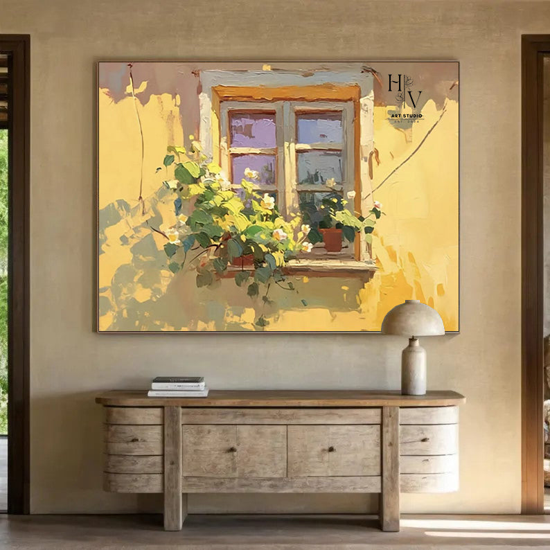 Shadow | Sun-drenched Window with Flower