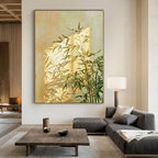 Shadow | Bamboo-like Plant and Golden Sunlight
