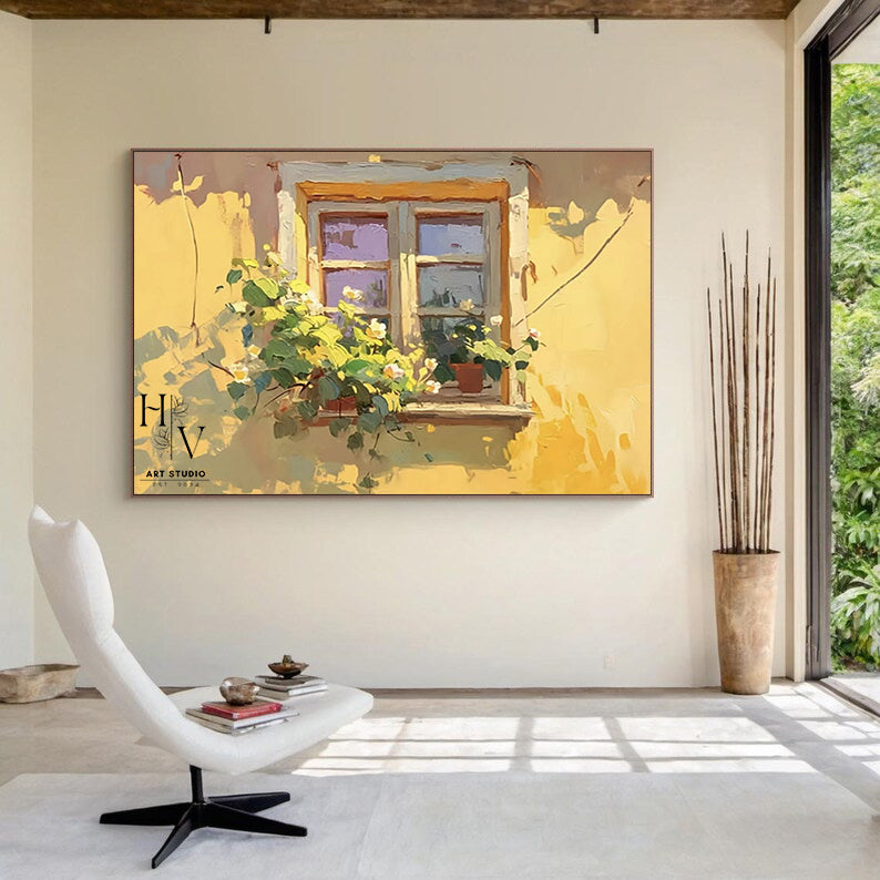 Shadow | Sun-drenched Window with Flower
