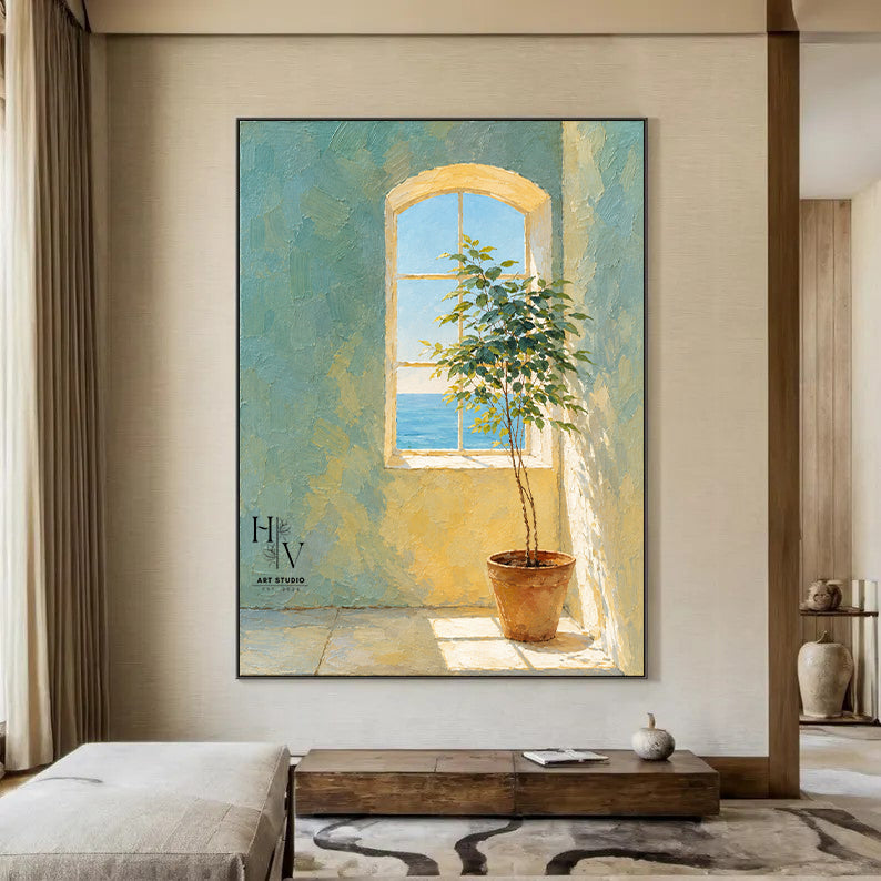 Nature | Sunlit Window by the Sea