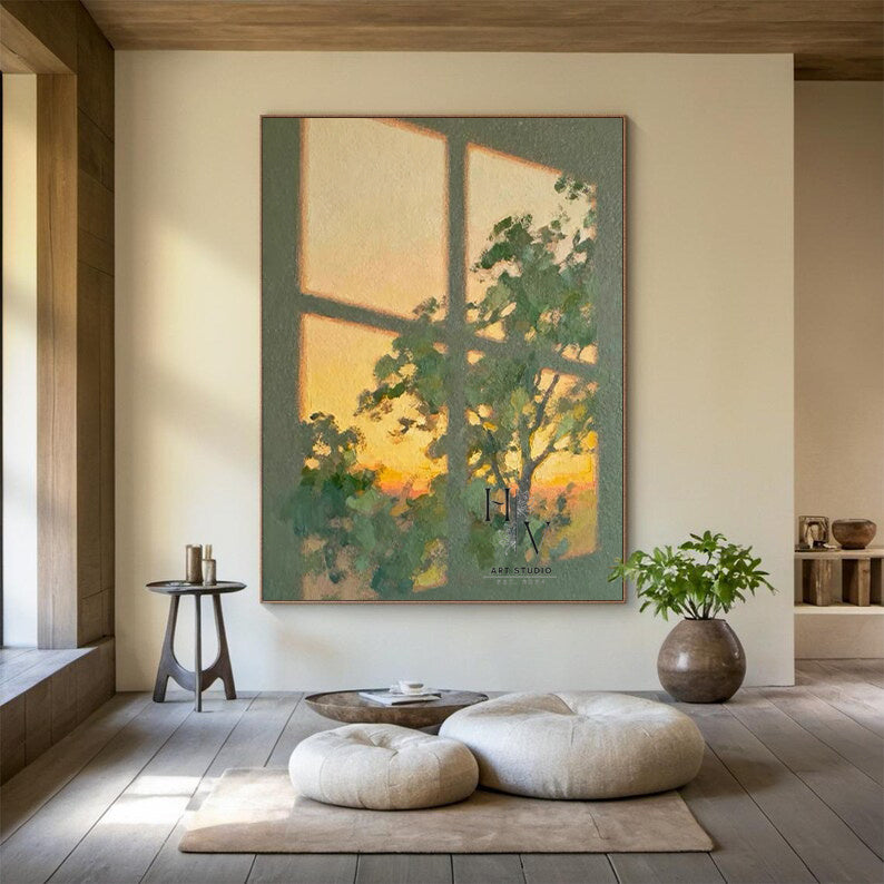 Shadow | Afterglow of Setting Sun through Window