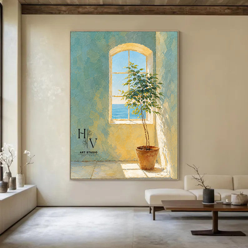 Nature | Sunlit Window by the Sea