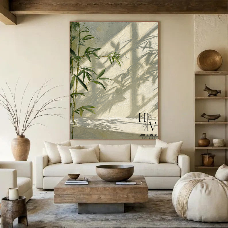 Shadow | Bamboo Tree and Warm Sunlight