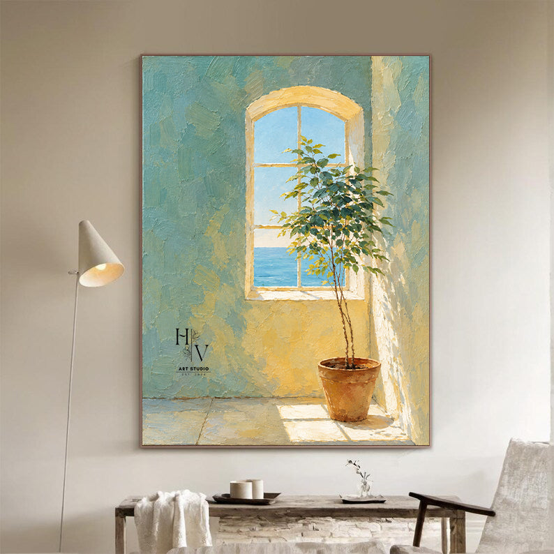 Nature | Sunlit Window by the Sea