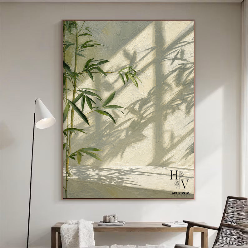 Shadow | Bamboo Tree and Warm Sunlight