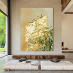 Shadow | Bamboo-like Plant and Golden Sunlight