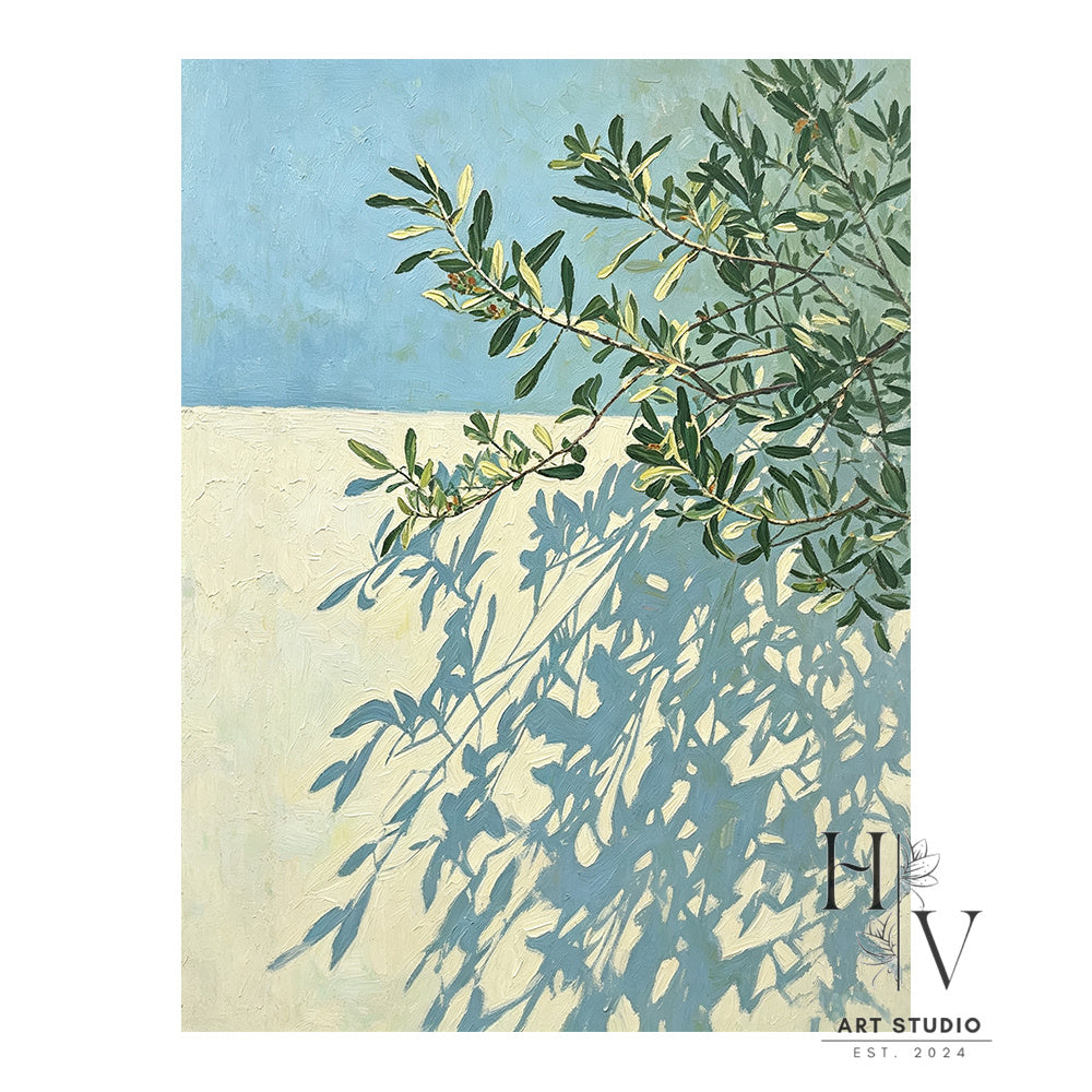 Shadow | Green Leafy Branch