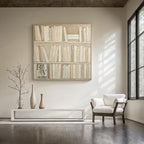 Minimalist | Bookshelf Impasto