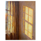 Shadow | Curtain and Window at Golden Hour