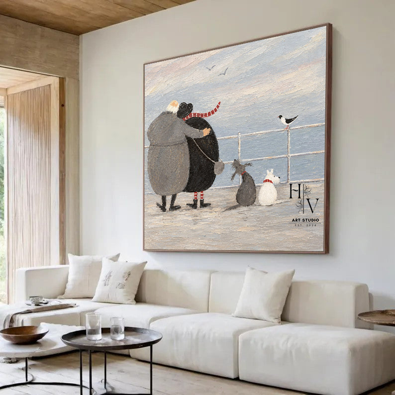 Figure | A Winter Walk by the Sea