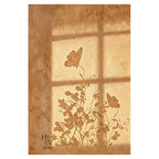 Shadow | Neural Warm Brown Flowers