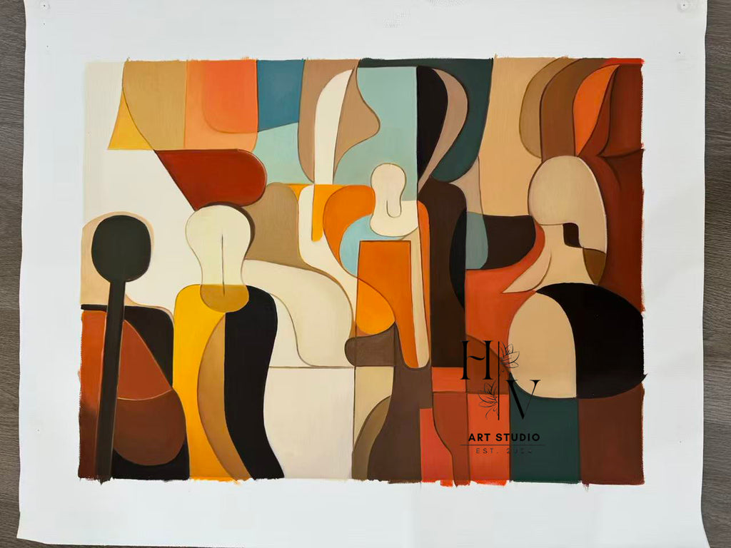 Abstract | Brown Orange Tone